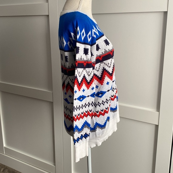 Amnesia Multicolor Crew Neck Sweater - Picture 2 of 9